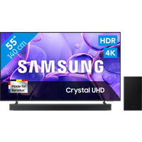 Koop Samsung 55" Crystal UHD U8070F (2025) + Samsung HW-B750F Zwart - 6151128051086