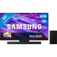 Koop Samsung 55" Neo QLED QN82F 4K (2025) + Samsung HW-B66CF Zwart - 6151128187174