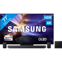 Koop Samsung 77" OLED S90F (2025) + Samsung HW-Q990F Zwart - 6151128347394