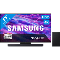 Koop Samsung 55" Neo QLED QN82F 4K (2025) + Samsung HW-B450F Zwart - 6151128185170
