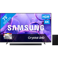 Koop Samsung 75" Crystal UHD U8070F (2025) + Samsung HW-B750F Zwart - 6151128020051