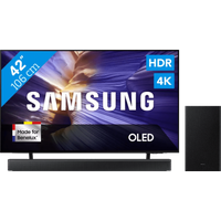 Koop Samsung 42" OLED S90F (2025) + Samsung HW-B66CF Zwart - 6151128385372
