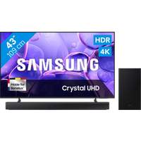 Koop Samsung 43" Crystal UHD U8070F (2025) + Samsung HW-B66CF Zwart - 6151128067094