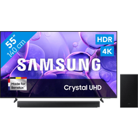 Koop Samsung 55" Crystal UHD U8070F (2025) + Samsung HW-B66CF Zwart - 6151128046099